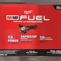 Milwaukee M18 Fuel 4-1/2”-5” Grinder (Tool Only)