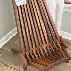 Melino Folding Wooden Chair 