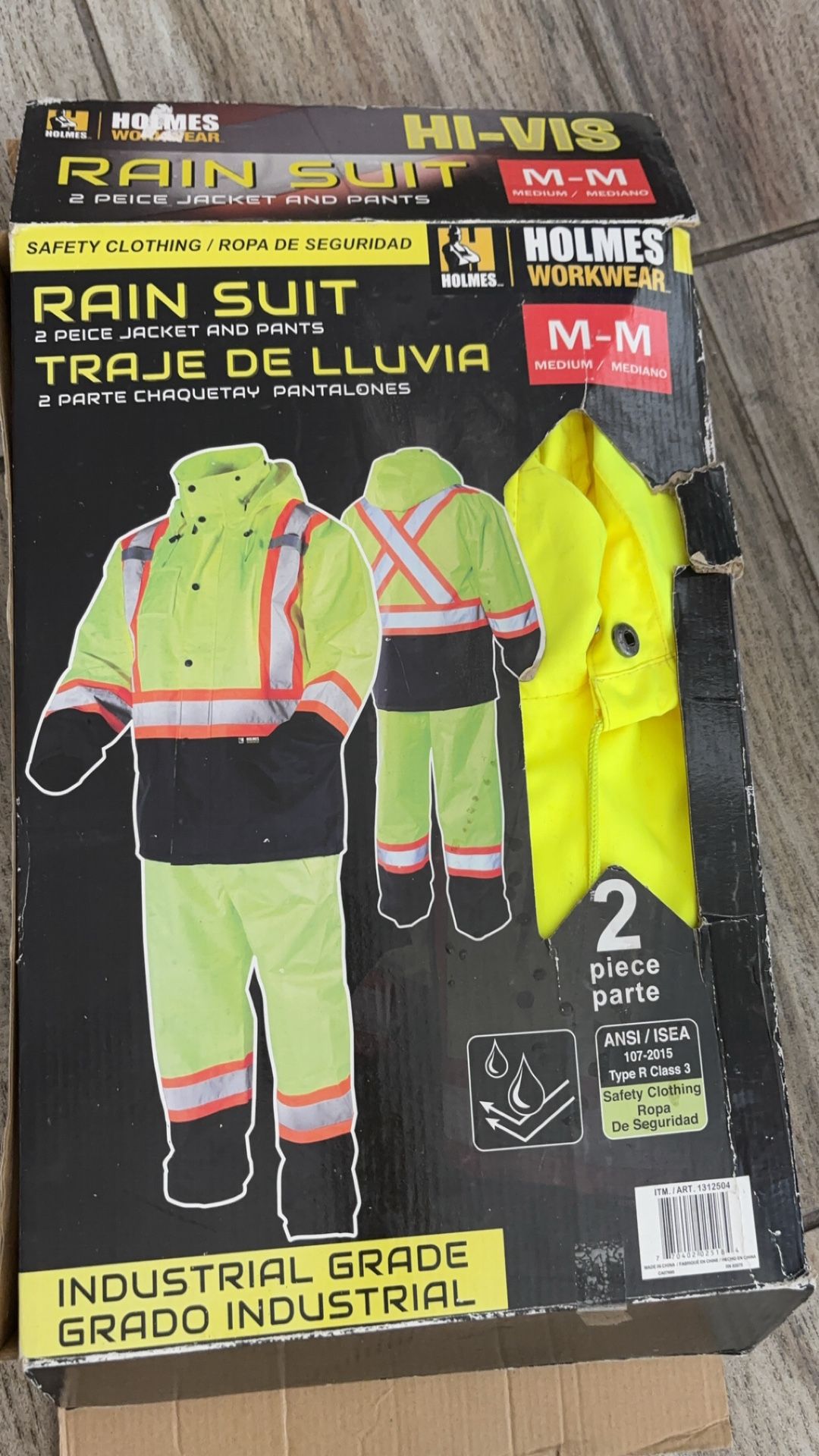MENS WORK RAIN SUIT