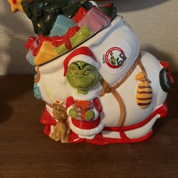Grinch Cookie Jar