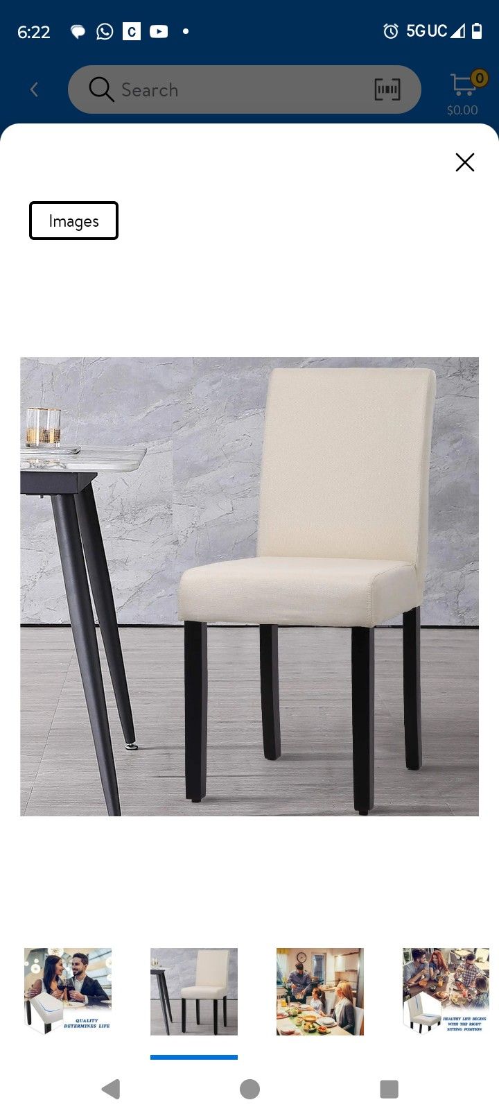 Brand New White Chair Beautiful