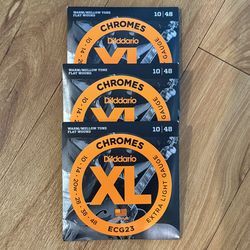 D’ADDARIO Flatwound Guitar Strings 10 Gauge.
