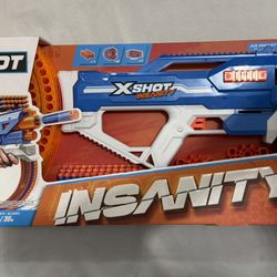 XSHOT Insanity Motorized Rage Fire Toy Dart Blaster by ZURU