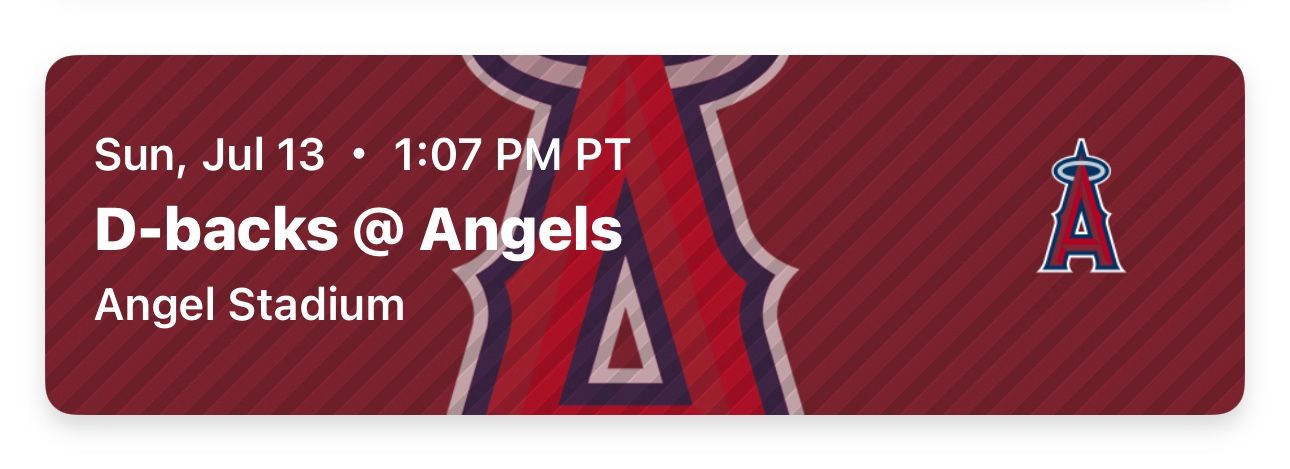 Arizona Diamondbacks Vs Los Angeles Angels - 4 Tickets & Preferred Parking