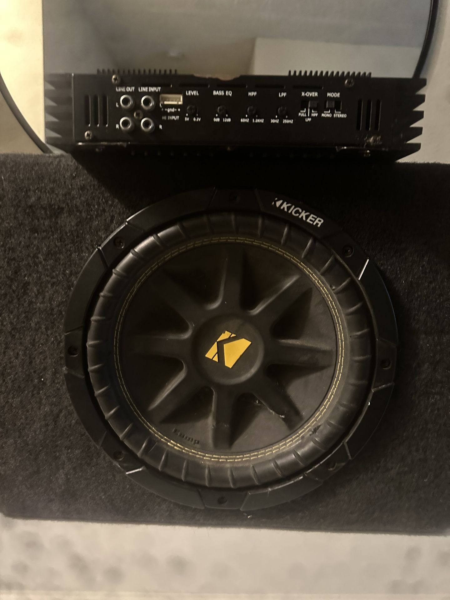 Kicker And Subwoofer 