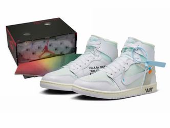 Jordan 1 Retro High Virgil Abloh Archive Alaska Size 10 DS ***NO TRADES***