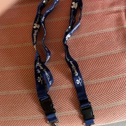 Walt Disney Travel Company 50Th Anniversary Disneyland Lanyard Set Of Two
