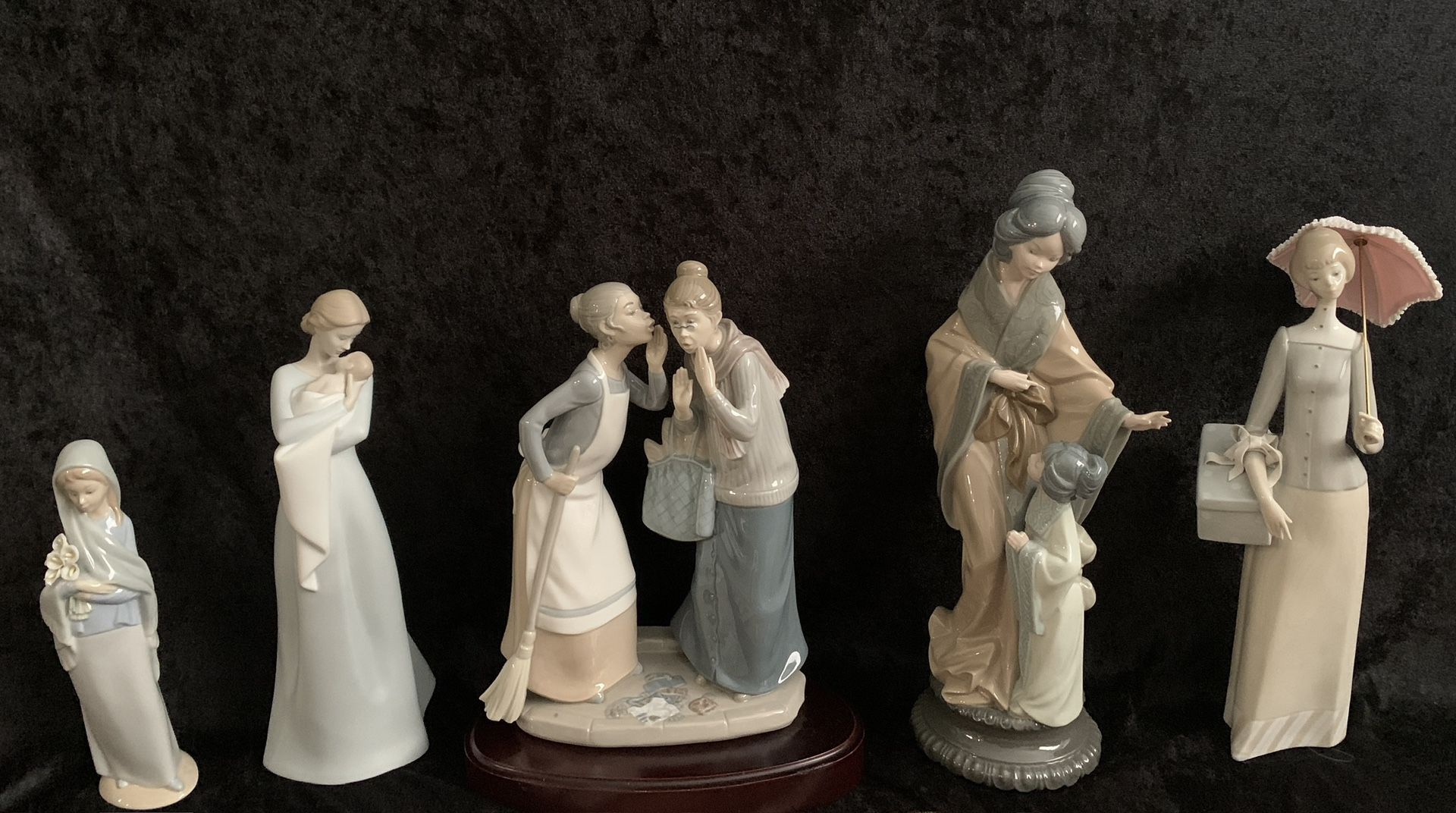 Lladro Figurine Collection – 5 Rare & Retired Pieces – Local Pickup Only (SoCal)
