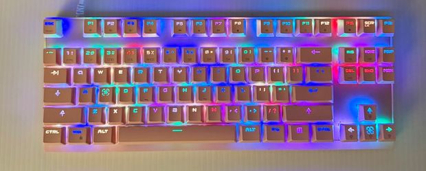 MOTOSPEED Model K82 Mechanical Keyboard 87 Keys RGB Gaming Keyboard