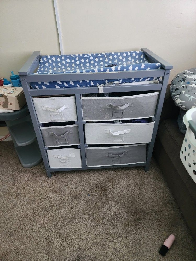 Changing Table With Draws