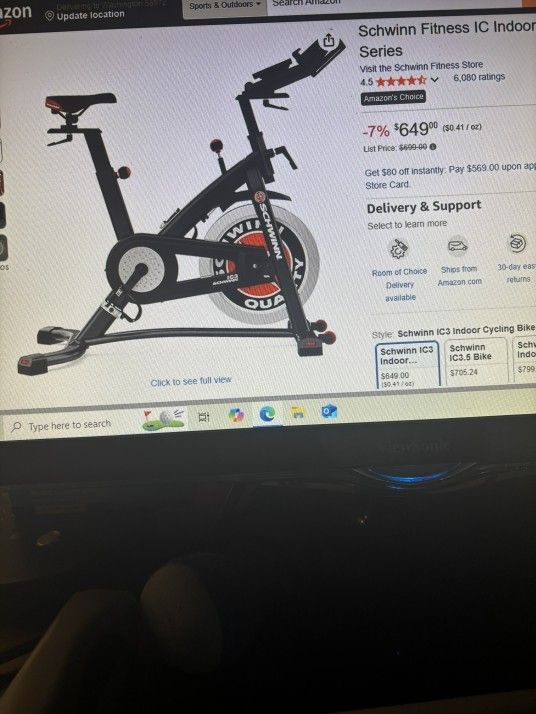 Schwinn Indoor Bike Fitness Series