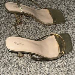 Gold heels 
