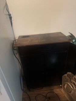 Cabinet with outlets