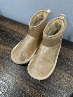 Gold boots toddler size 11