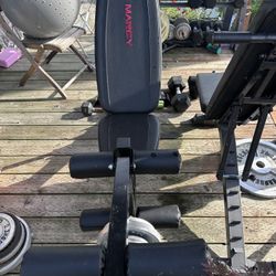 MARCY WEIGHT BEN WITH LEG EXTENSION