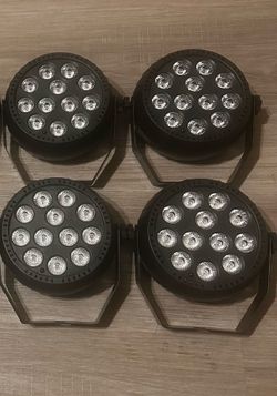 New Wireless Rechargeable Mini Par Lights x4