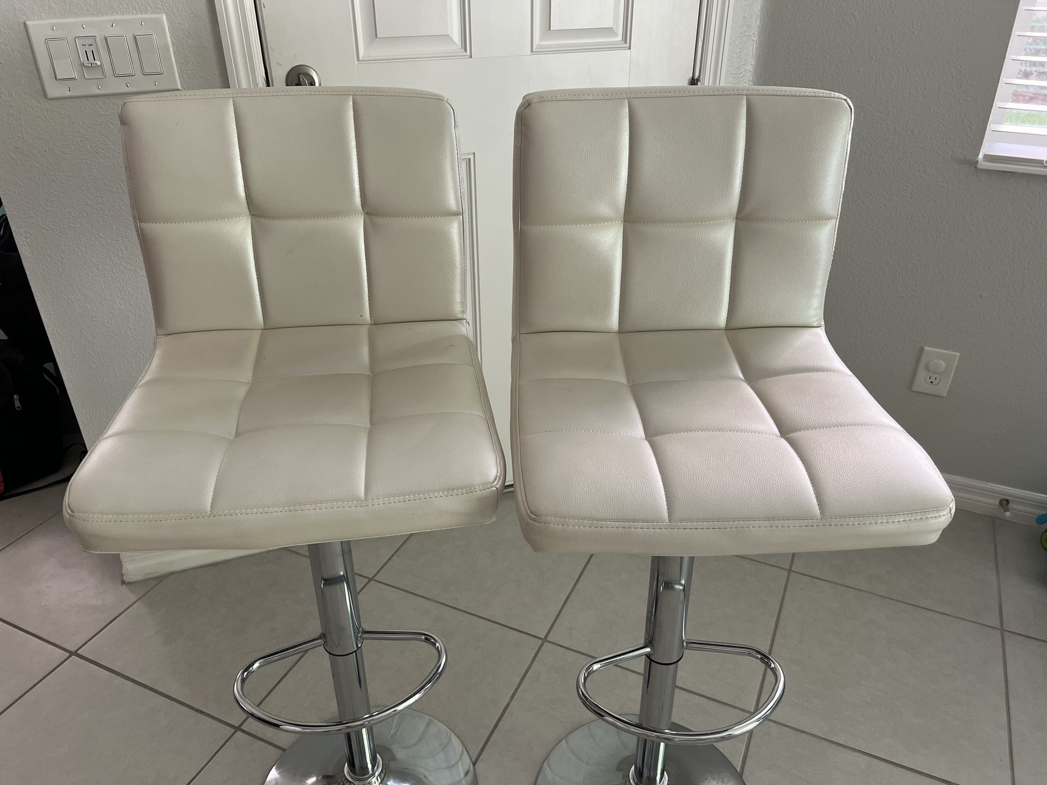2 Bar Stools! Cream Color
