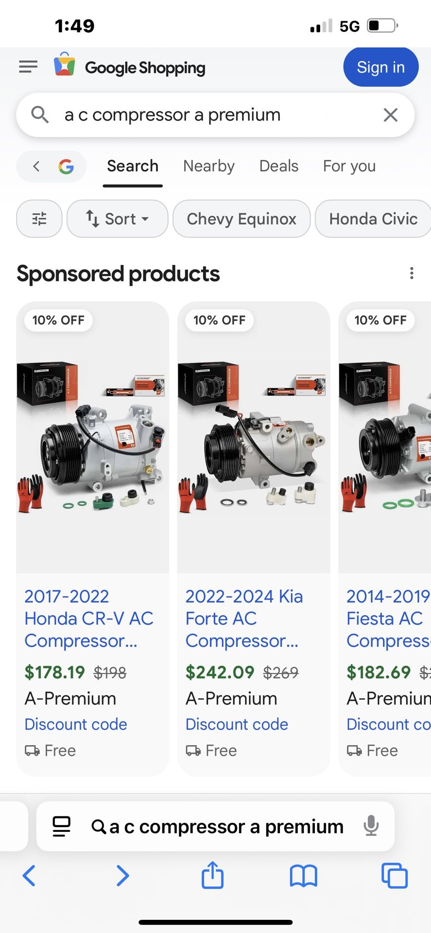 A -Premium Car Compressor 