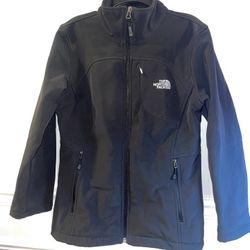 The North Face Apex Bionic Jacket Women’s Size S Black Softshell Windwall..(#20)