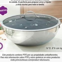 Cacerola De 12 QT Antiadherente Princess House 