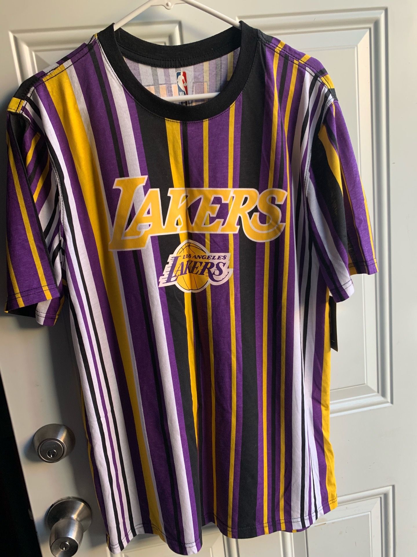 Los Angeles lakers NBA authentic sportswear LeBron James jersey style T-Shirt