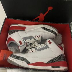 Jordan 3 Fire Red 