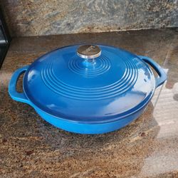 Lodge Enameled Cast Iron Braiser