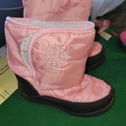 Girls Snow Boots Sz 11 New 