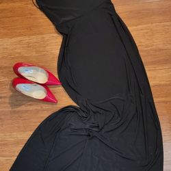 Black Long Stretchy Dress