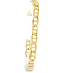 Men’s 14k Yellow Gold 7mm Mariners Link Chain 8” Bracelet 15.0 Grams 11055158