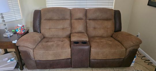 Leather lazy boy recliner