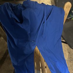 Women’s Blue Scrub Pants Small 