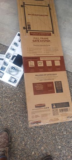 New in box adjust Bill the gate metal frame kit