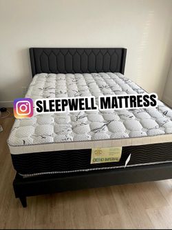 New Queen Bed Frame With Mattress 