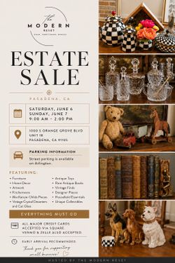 Estate Sale - 1000 S Orange Grove Blvd Unit 18
