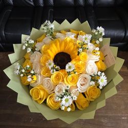 Yellow Roses Bouquet