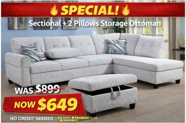 New special gray sectional set special