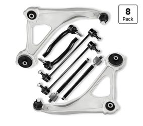 Nissan 8PCS Front Lower Control Arm Sway Bar End Link Tie Rod