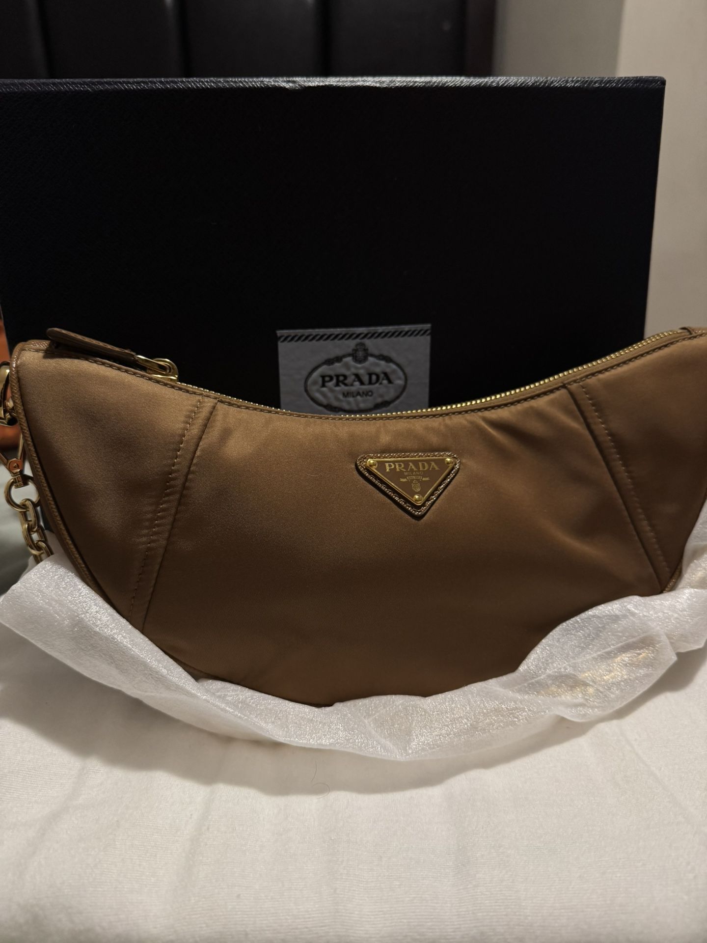 Prada Demi-lune Re-Nylon shoulder bag