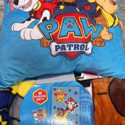 Paw Patrol CHARACTER PILLOW & OVERSIZED THROW
