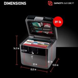 The Sentry®Safe Privacy Lock Document Safe 1170 $40