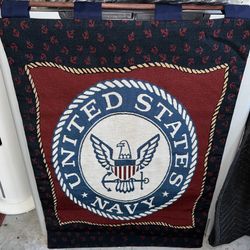 United States Navy Weaved Tapestry Banner 
