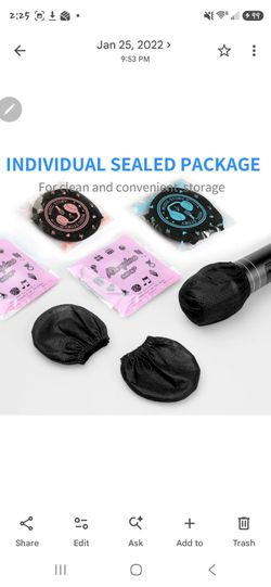 Disposable Microphone Covers Black and microphone cleansing spray