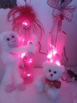 Lighted Bottles