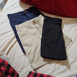 Boys flat front shorts