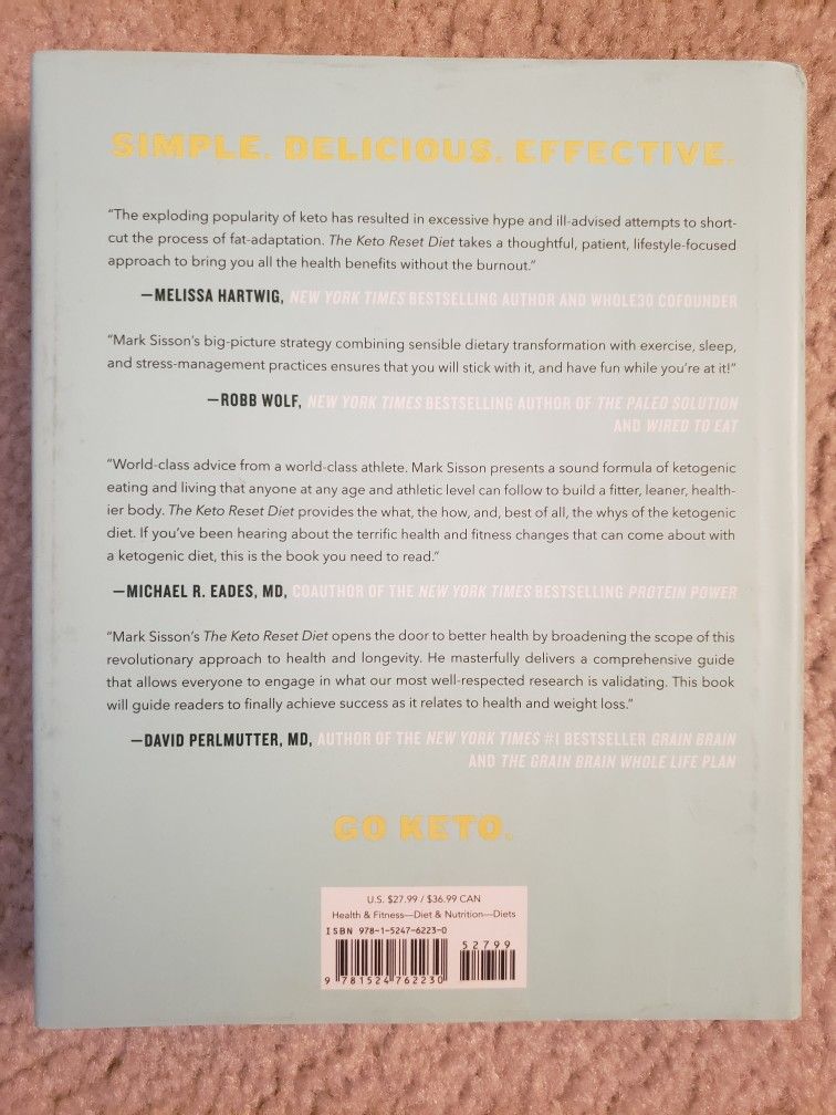 Keto Reset Diet Book