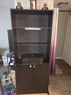 Black shelf