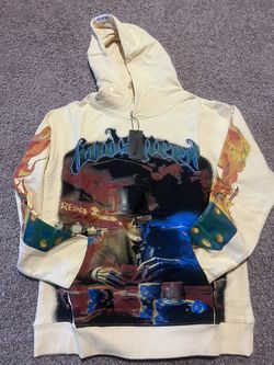 New Godspeed Cream Graphic Pullover Hoodie - Medium