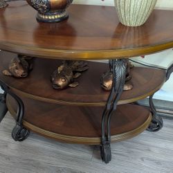 Half Moon Round Table
