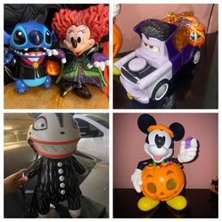 2024 Disney Parks Halloween Popcorn Buckets - Teddy, Winifred, Vampire Stitch, Mickey 